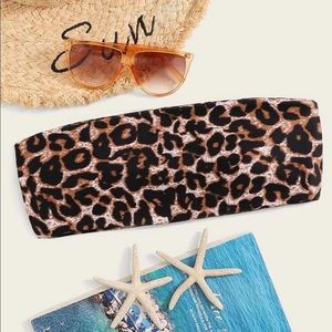 SHEIN bandeau swim top